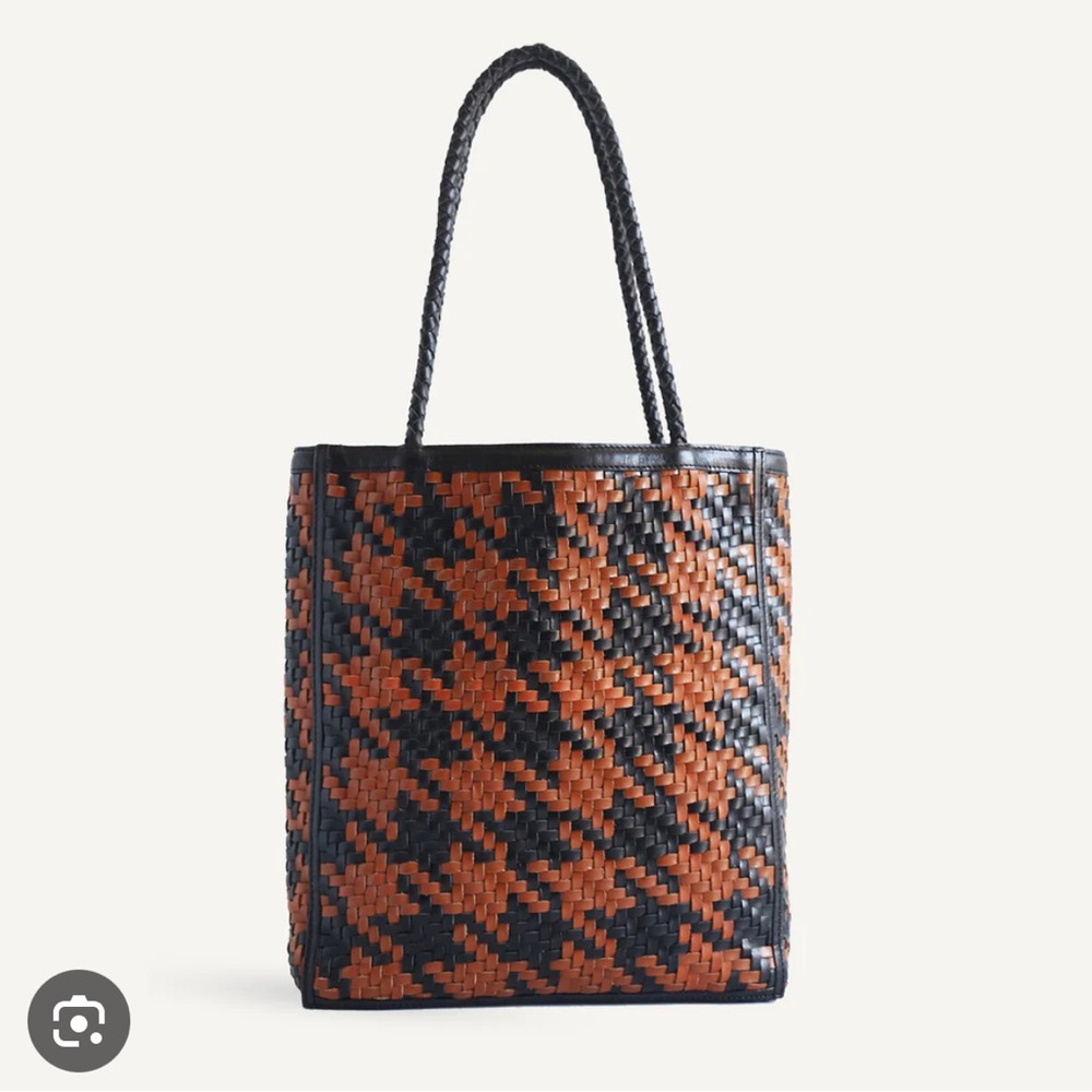 Bembien Sienna/ Black Leather Tote